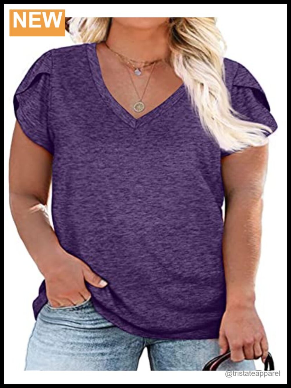 Womens Plus Size V Neck Short Sleeve Tunic T Shirt Casual Summer Top